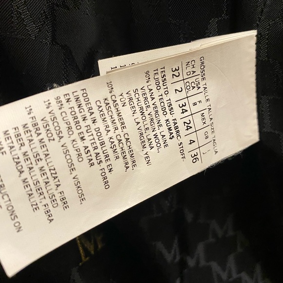 Max mara maxmara madame icon 101801 black coat - Picture 14 of 14